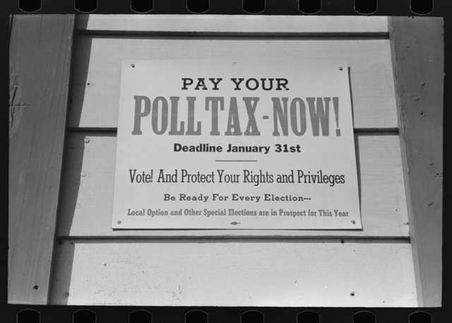 Poll Taxes Unconstitutional