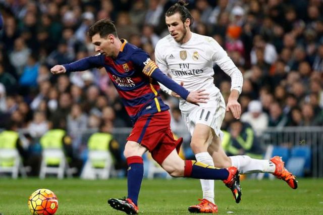 Messi scored 2 goals vs. Real Madrid