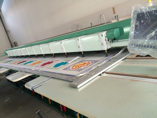 Chenille manufacturing machine patented by William Canter, NYC