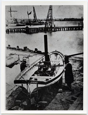 The first steam-powered ferryboat, the Juliana, was put into operation between New York City and Hoboken, N.J.