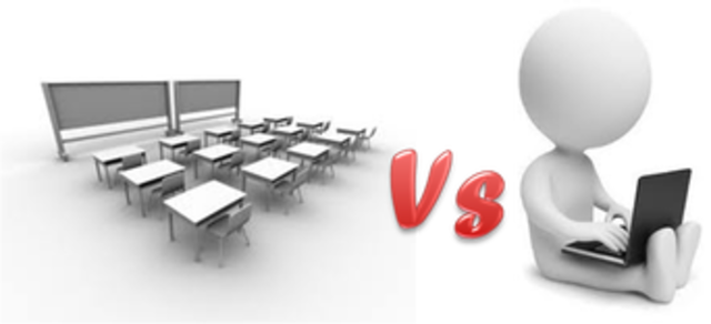 Educacion a distancia vs Educación presencial