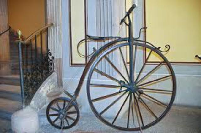 bicicleta de rueda alta