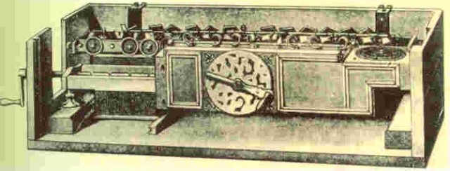 Calculadora Mecánica con raíz cuadrada