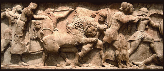 Siphnian Treasury Frieze, c. 525 B.C.