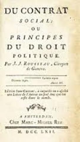 Jean Jacques Rousseau publishes The Social Contract