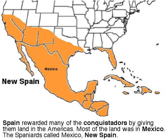 Spain established a colony called New Spain