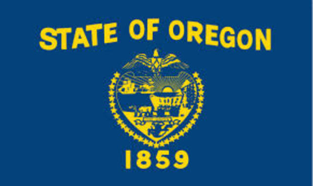 Oregon admitted as 33rd state of the Union