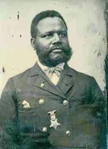 Massachusetts Governor receives permission from Secretary of War to raise a militia organization for men of African descent (54th Massachusetts Regiment)