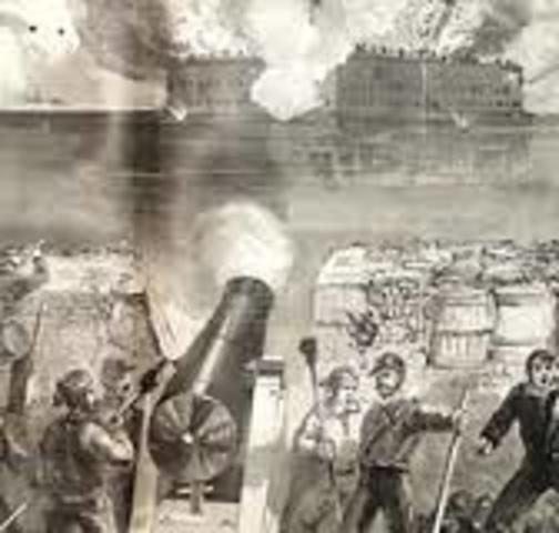 Battle at Fort Sumter