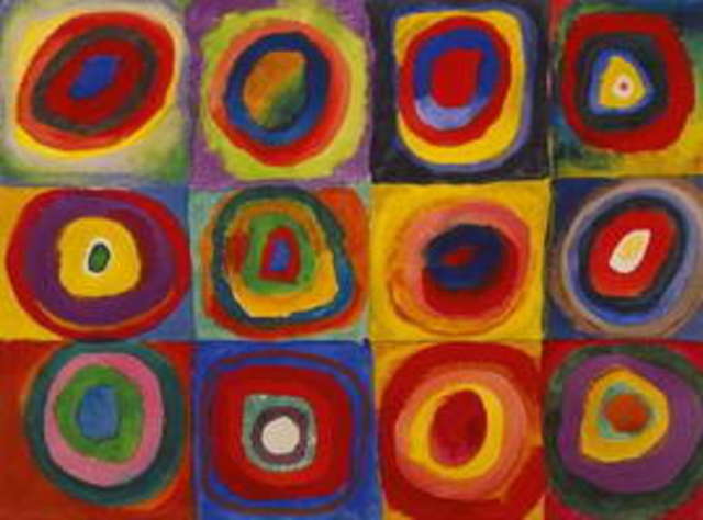 Squares with concentric circles 1913