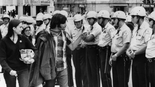 Riots at the Democratic Convention in Chicago