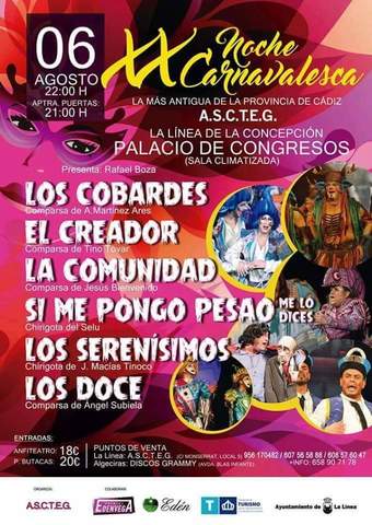 Noche Carnavalesca en la Línea de la Concepción