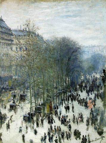 "Boulevard des Capucines"  Claude Monet