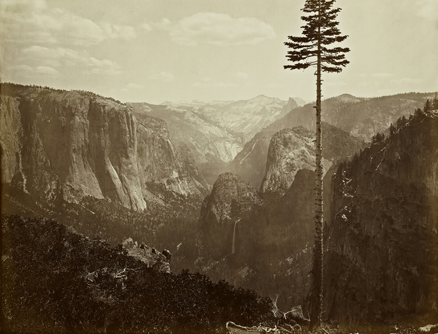 "Yosemite Valley" Carleton Watkins