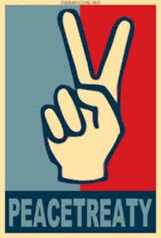 Texas sings a peace treaty