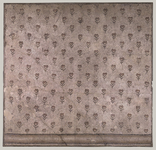 Section of a Marble Mosaic Bathhouse Floor