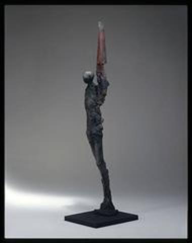 Stephen De Staebler Standing Man with Red Blade