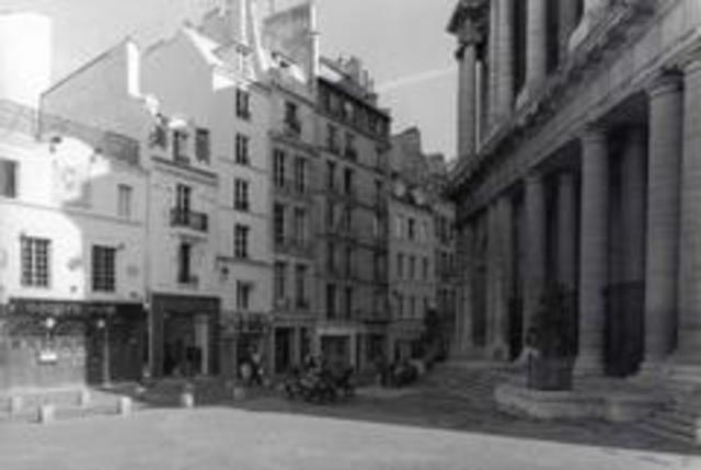 Christopher Rauschenberg Saint-Eustache Church and rue du Jour