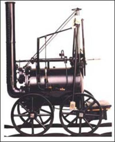 In 1801 Richard Trevithick ran a full-sized steam 'road locomotive' on a road in Camborne, England