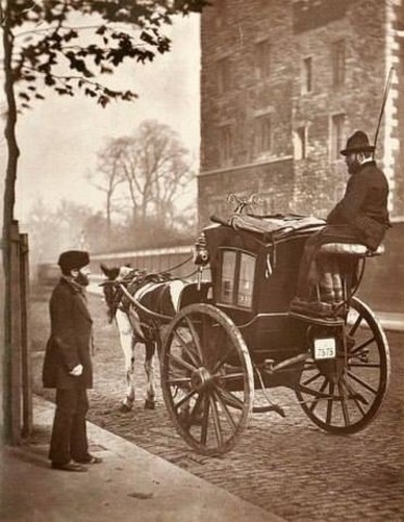 First hansom cab is made.