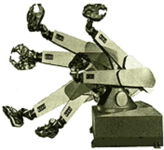 1er robot 6 axes : FAMULUS