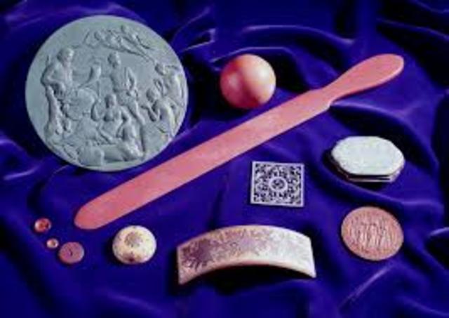 Alexander Parkes invents the first man made plastic