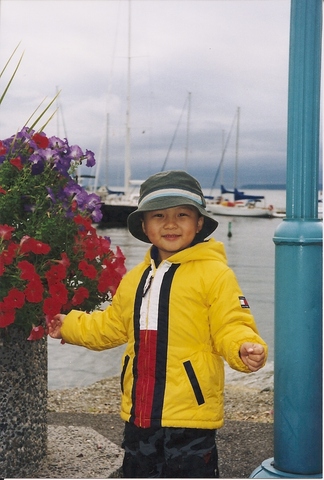 My first day of pre-school.