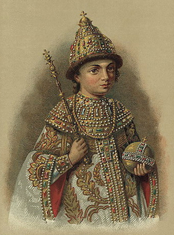 Peter was chosen by the Boyar Duma as heir over his other half-brother, Ivan