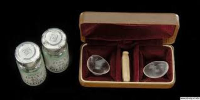 The invention of the first wearable contact lenses.