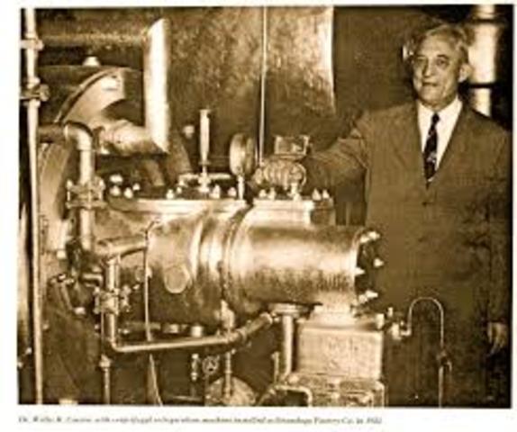Willis Carrier invents the air conditioner