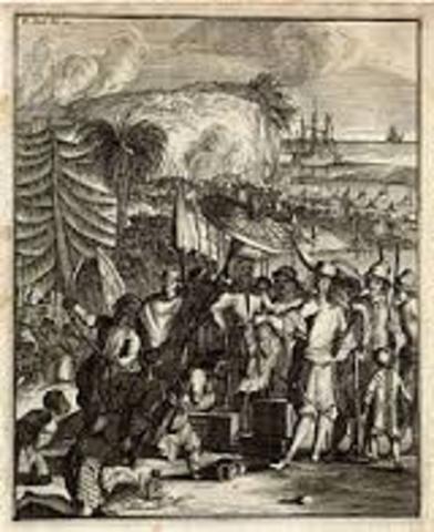 Dutch East India Company Dissolves.