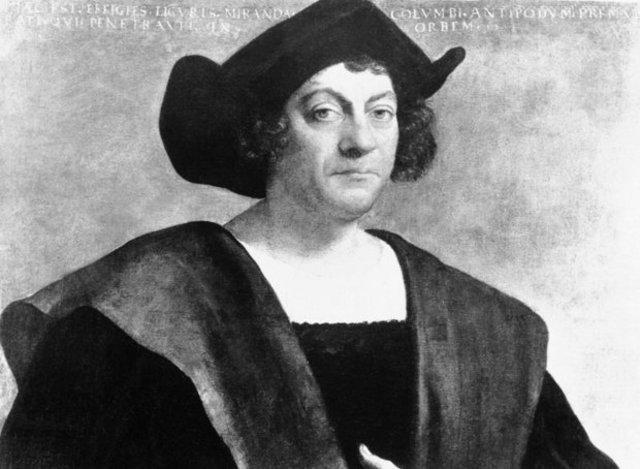 Columbus sails to the american