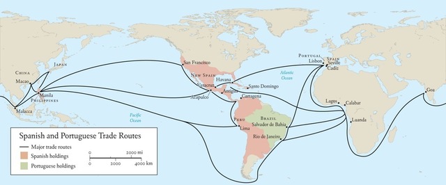 The spanish empires trade