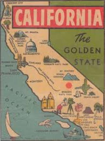 California became The 31st state of the United States of America