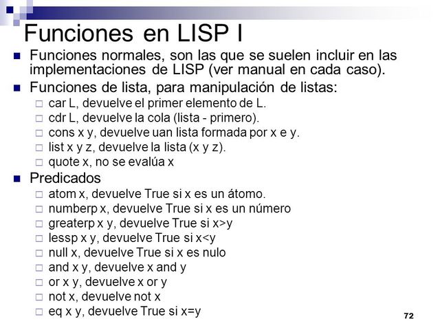 Creación de LISP