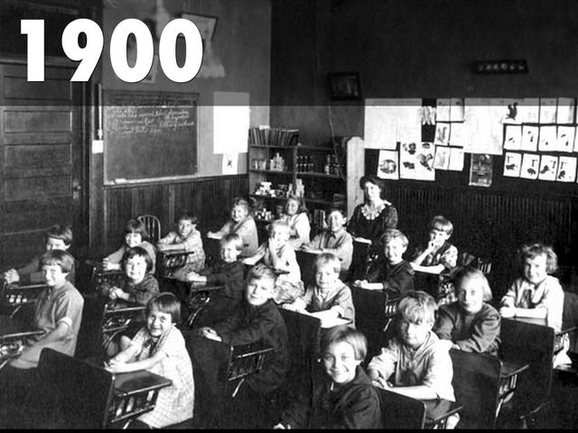 Classrooms 100 Years Ago