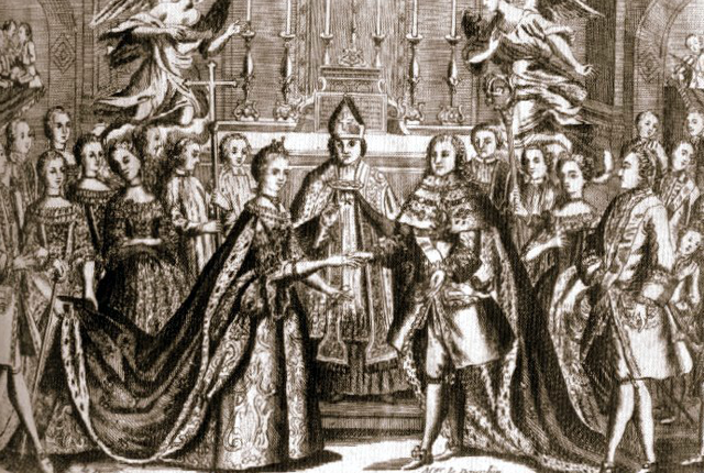 Marie Antoinette marries Louis XVI