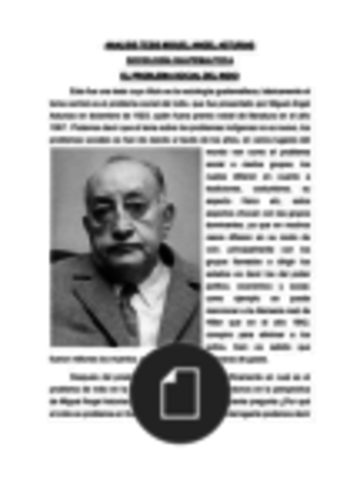 El problema social del indio