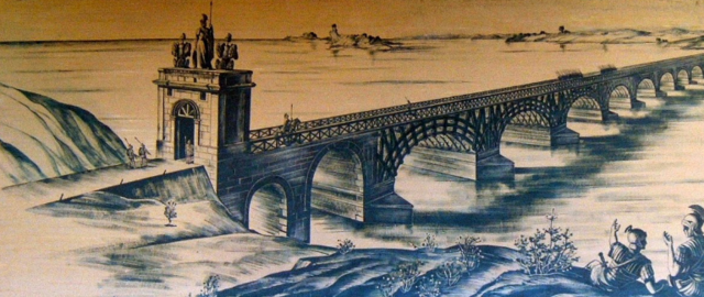 The Romans Trajan’s Bridge was built