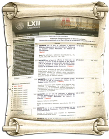 Las reformas en el periodo posrevolucionario que abarca de 1917 hasta 1970.