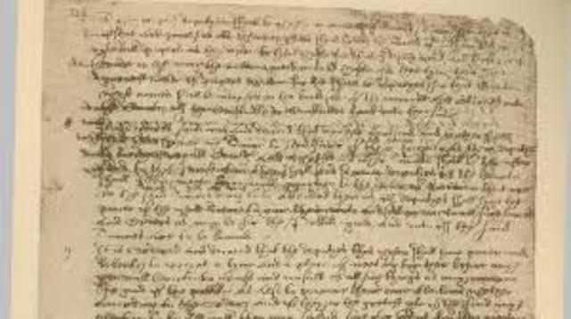 Connecticut Colony adopts the Fundamental Orders