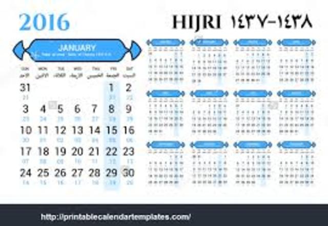 The Muslim calendar is finalised