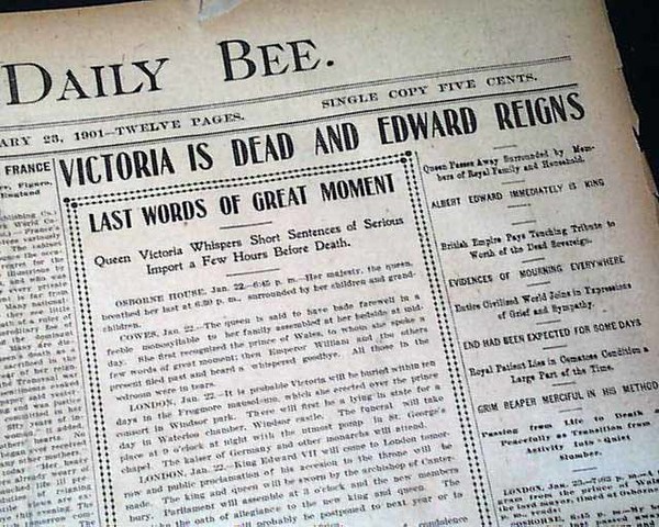 Queen Victoria's death