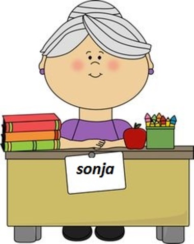 Sonja jobbar som lärare