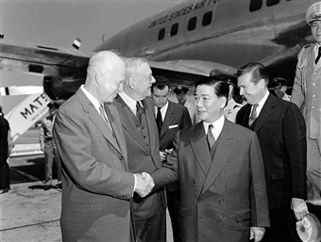 President Diem visits Washington