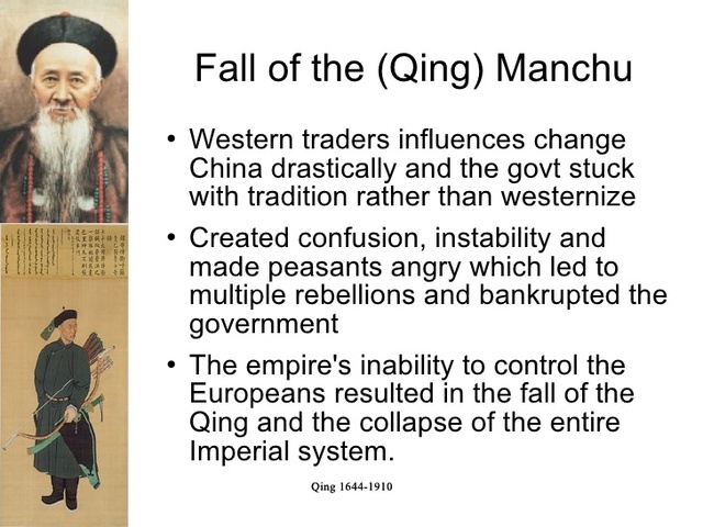 The Qin government collapses
