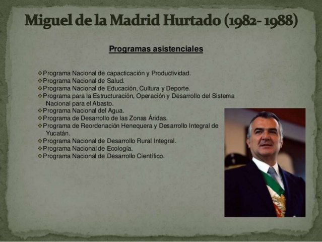Miguel de la Madrid propone el Programa de Descentralización Administrativa 1983-1988