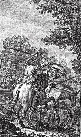 Don Quijote Pelea con un Vizcaíno