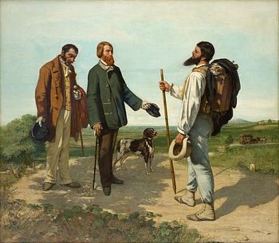 La rencontre, ou "Bonjour Monsieur Courbet"