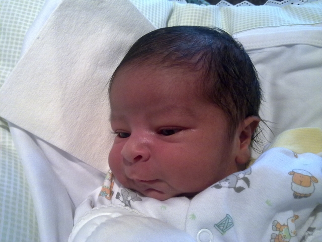 My smallest brother was born